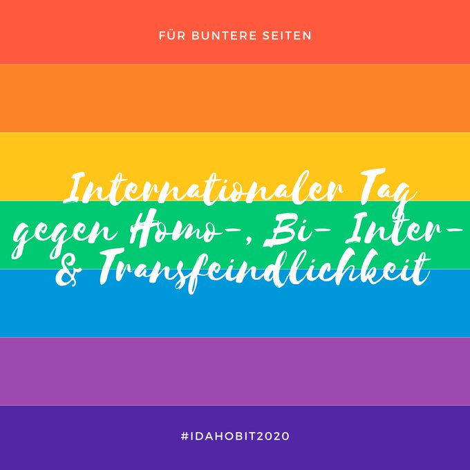 Internationaler Tag gegen Homo,Bi-, inter und Transfeindlichkeit